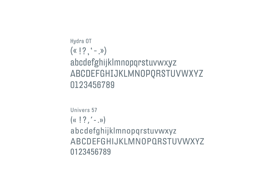 Typographie Armée du Salut