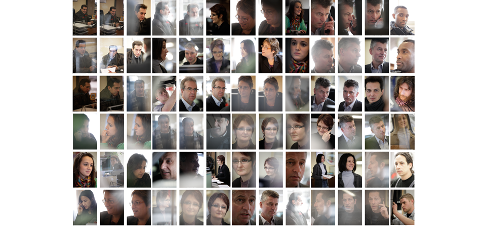 Planche de photo de contact pour le site internet