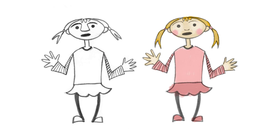 Vidéo Buzz 1 Dessin de la petite fille dans la vidéo