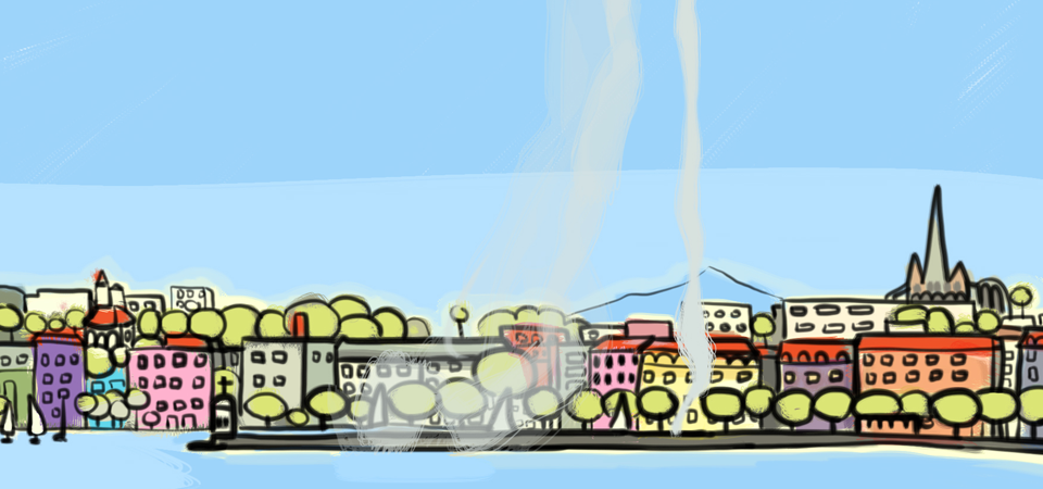 Vidéo Buzz 6 Dessin de Genève dans la vidéo