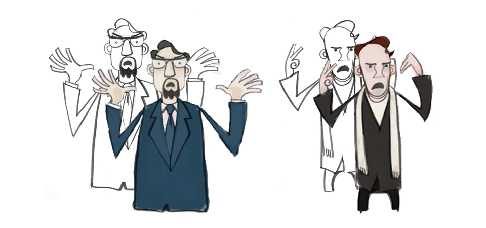 Vidéo Buzz 3 Dessins des personnages dans la vidéo