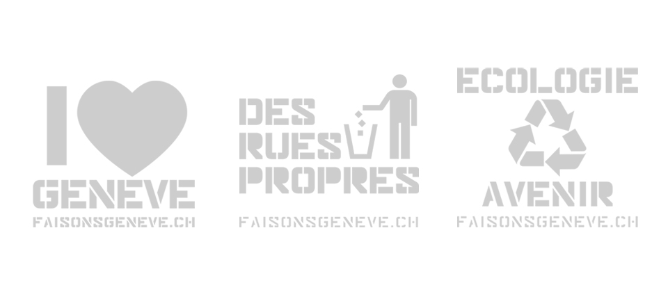 Pochoirs des graffitis