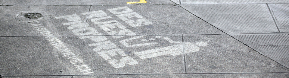 Photo d'un des graffitis