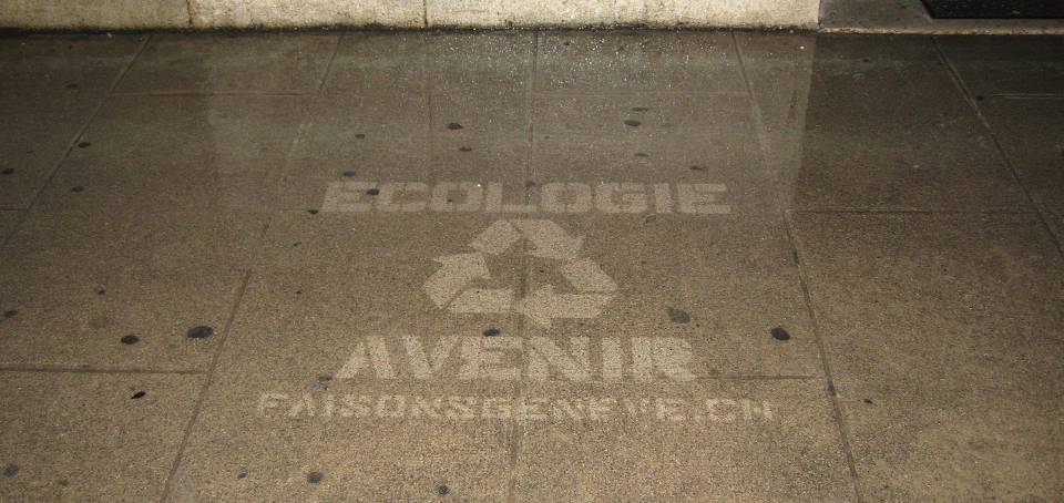 Photo d'un des graffitis
