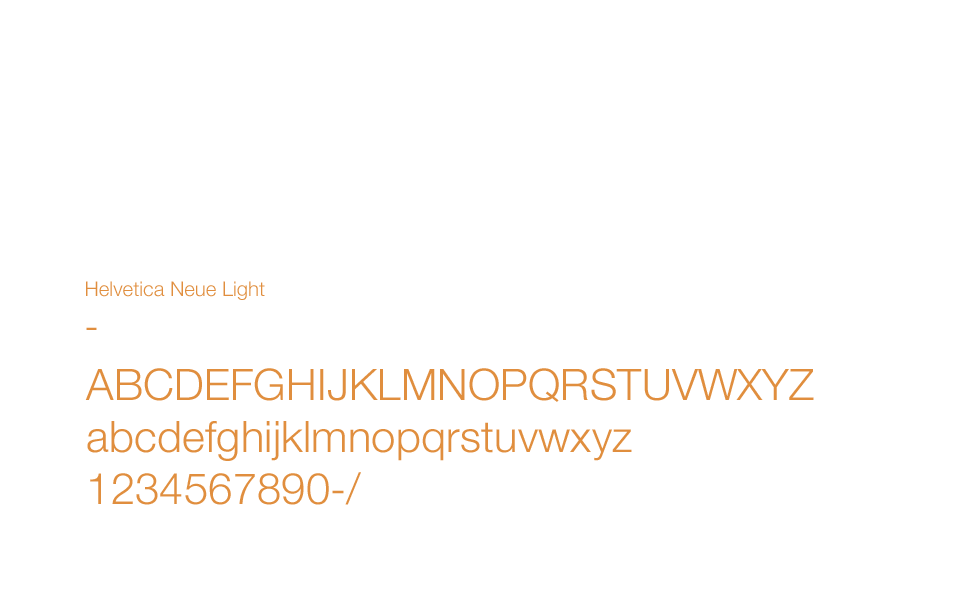 Typographie utilisée pour les éléments de communication print