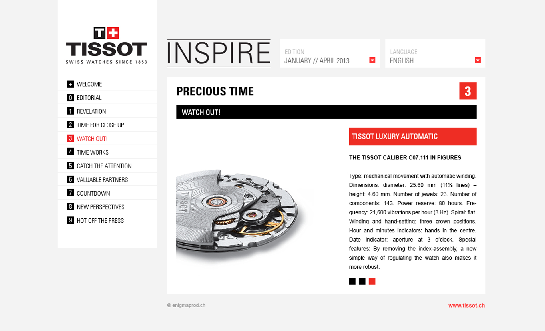 Visuel du magazine en ligne