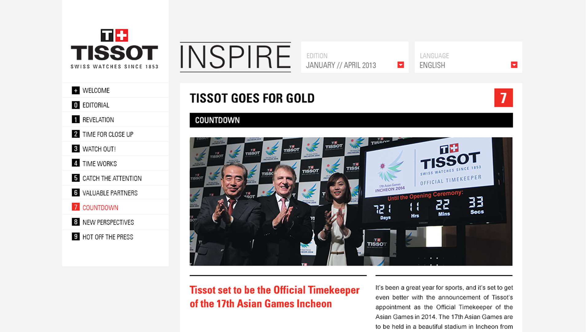 Visuel du magazine en ligne