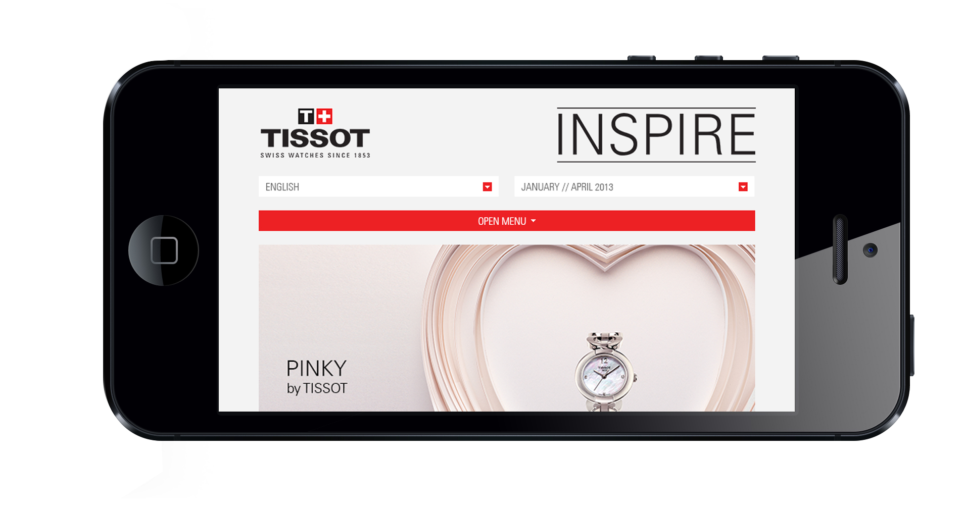 Visuel du magazine en ligne sur smartphone