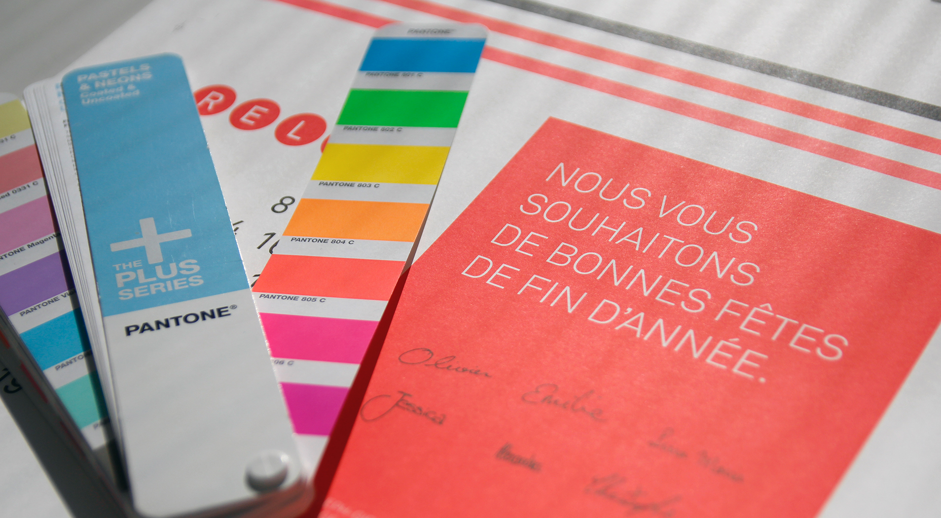 Sélection des couleurs pour le cadeau de fin d'année