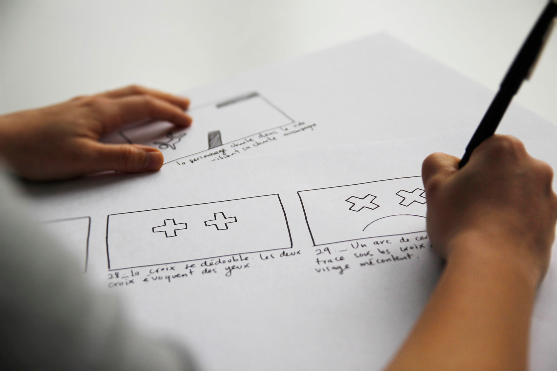 Suite de la storyboard pour le court métrage de la campagne politique