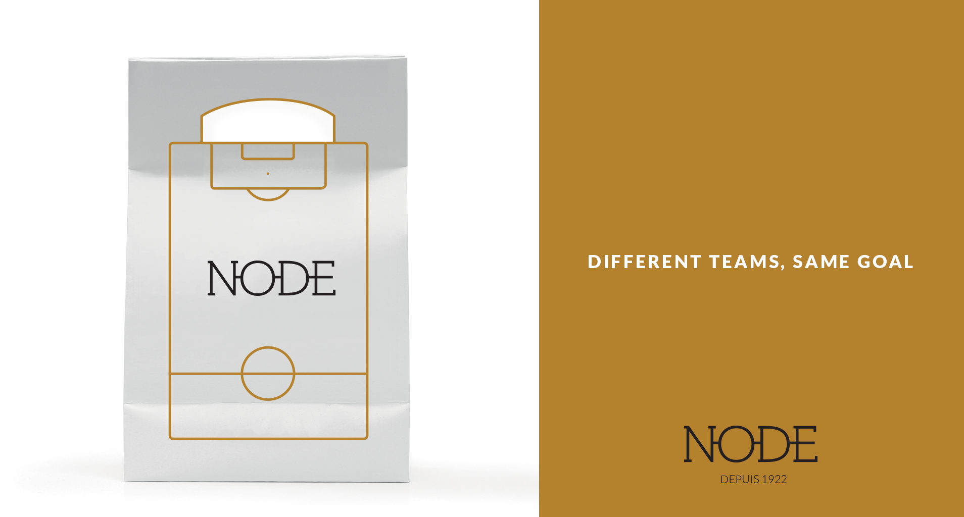 NODE: création d'une nouvelle identité visuelle 8 Graphisme de packaging selon la nouvelle identité visuelle du NODE