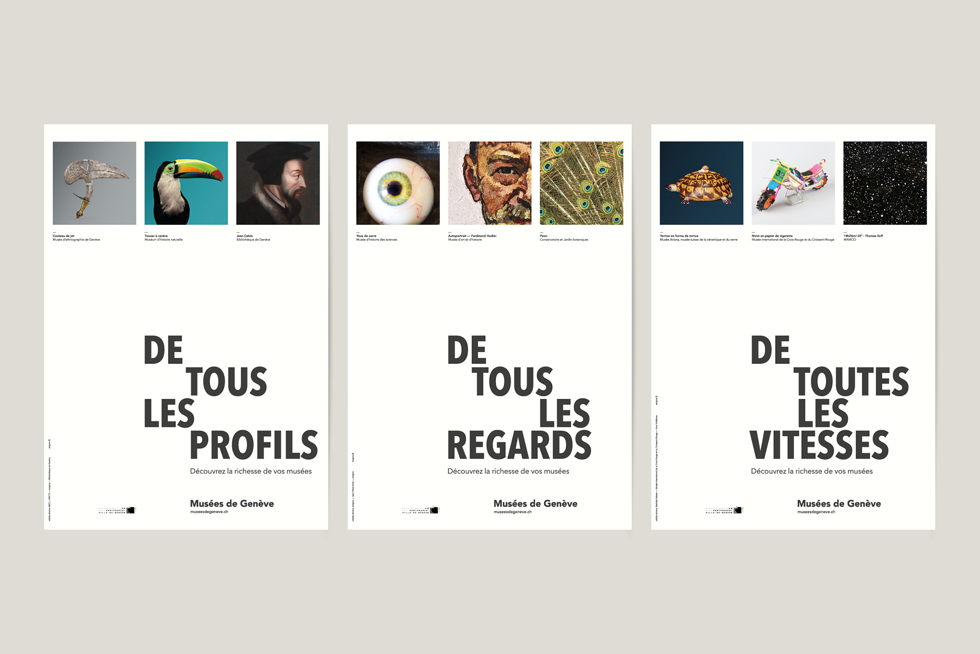 Une campagne unique pour les Musées 5 Affiches par 3 FR