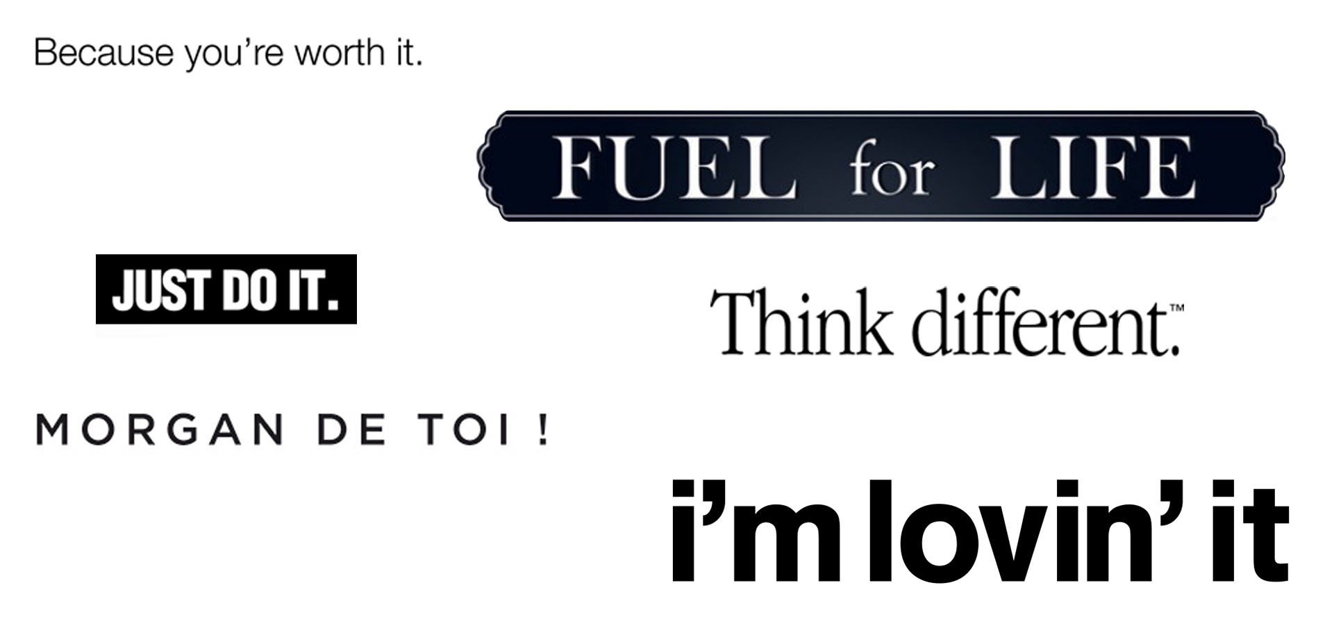 La fin du culte des Lovemarks 4 famous tagline enigma blog 160725