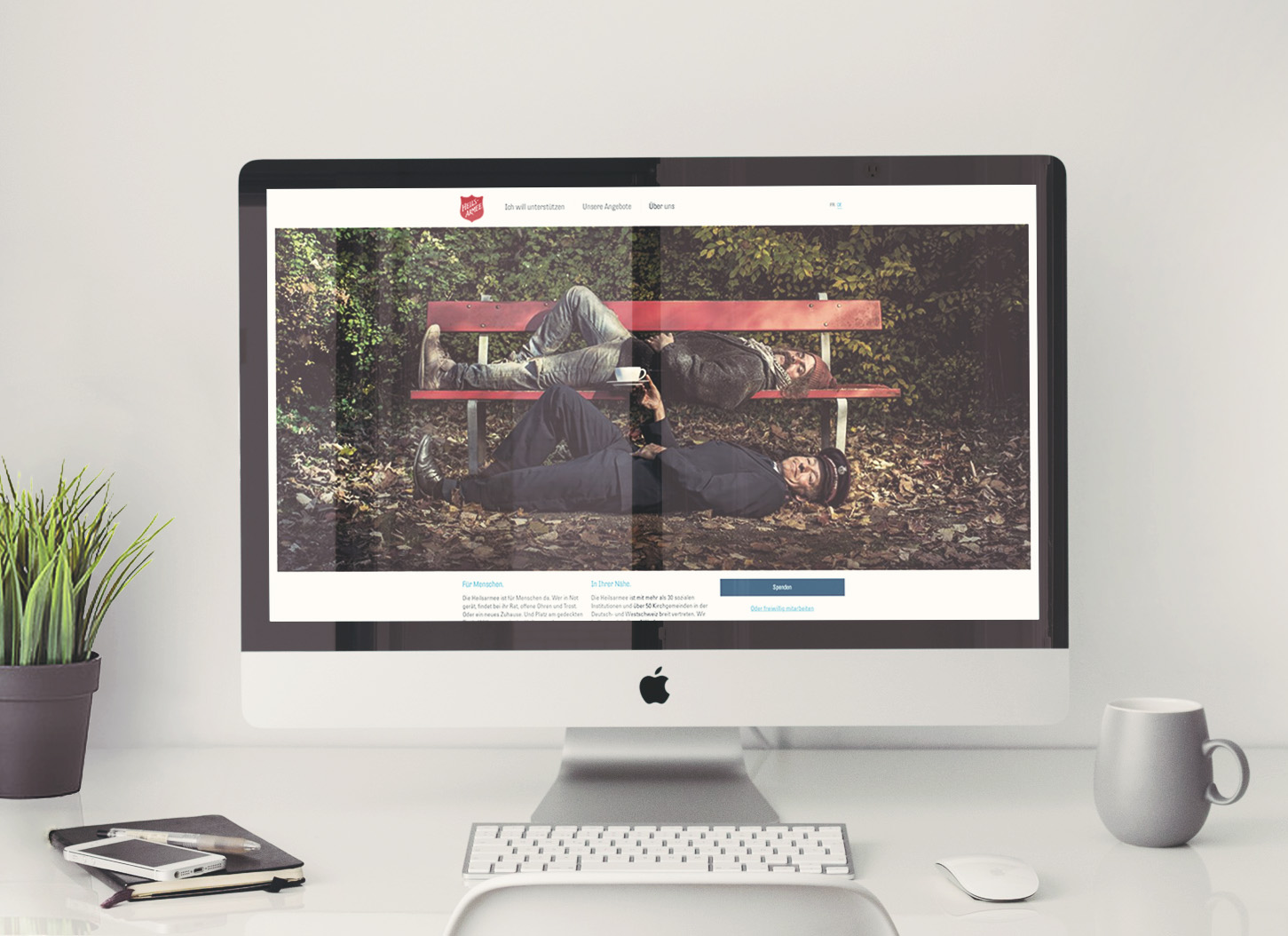 Armée du Salut: un site web basé sur la recherche utilisateur pour une organisation non gouvernementale 1 HA desktop