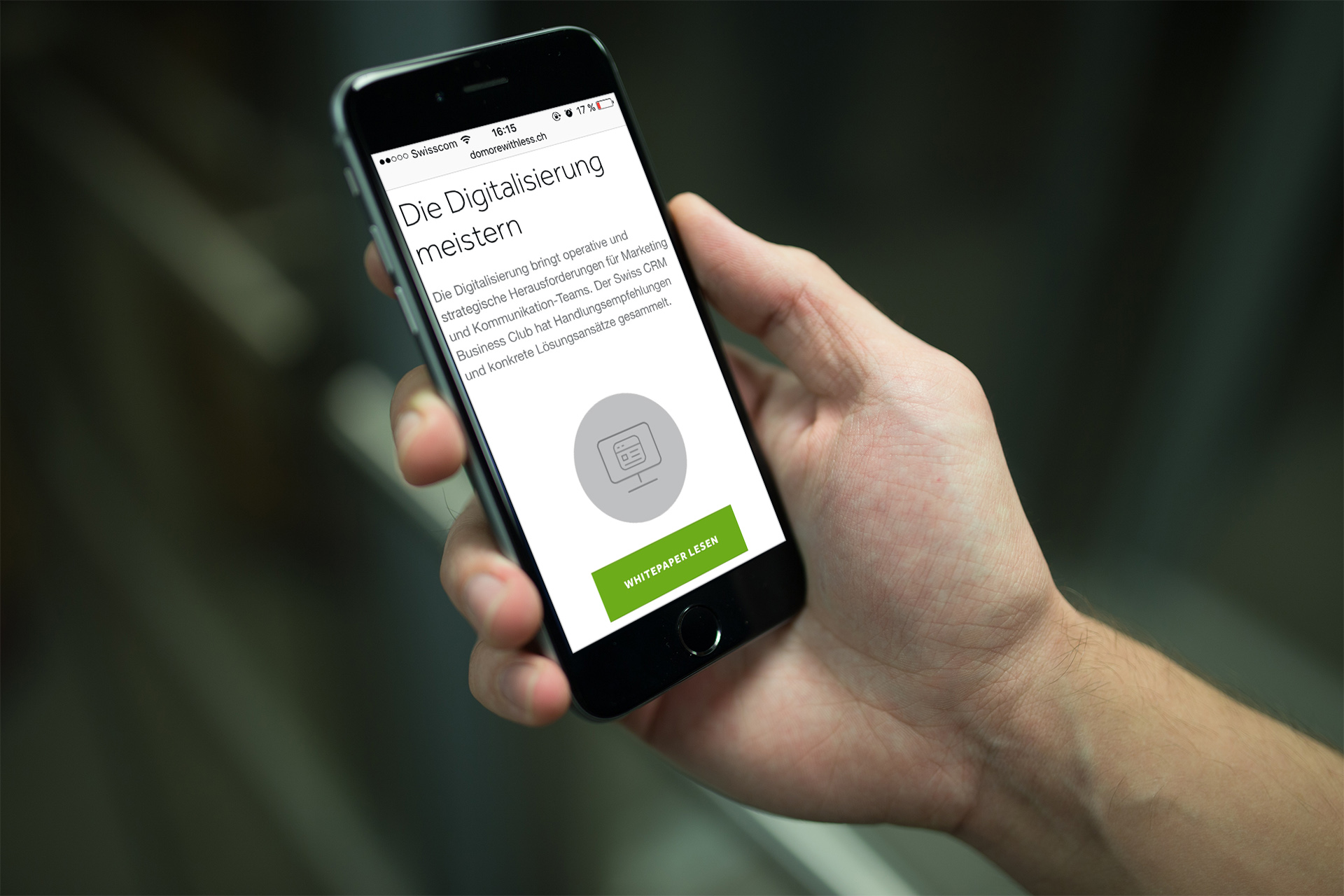 Personnaliser une page d’accueil 10 DMWL mobile CTA2