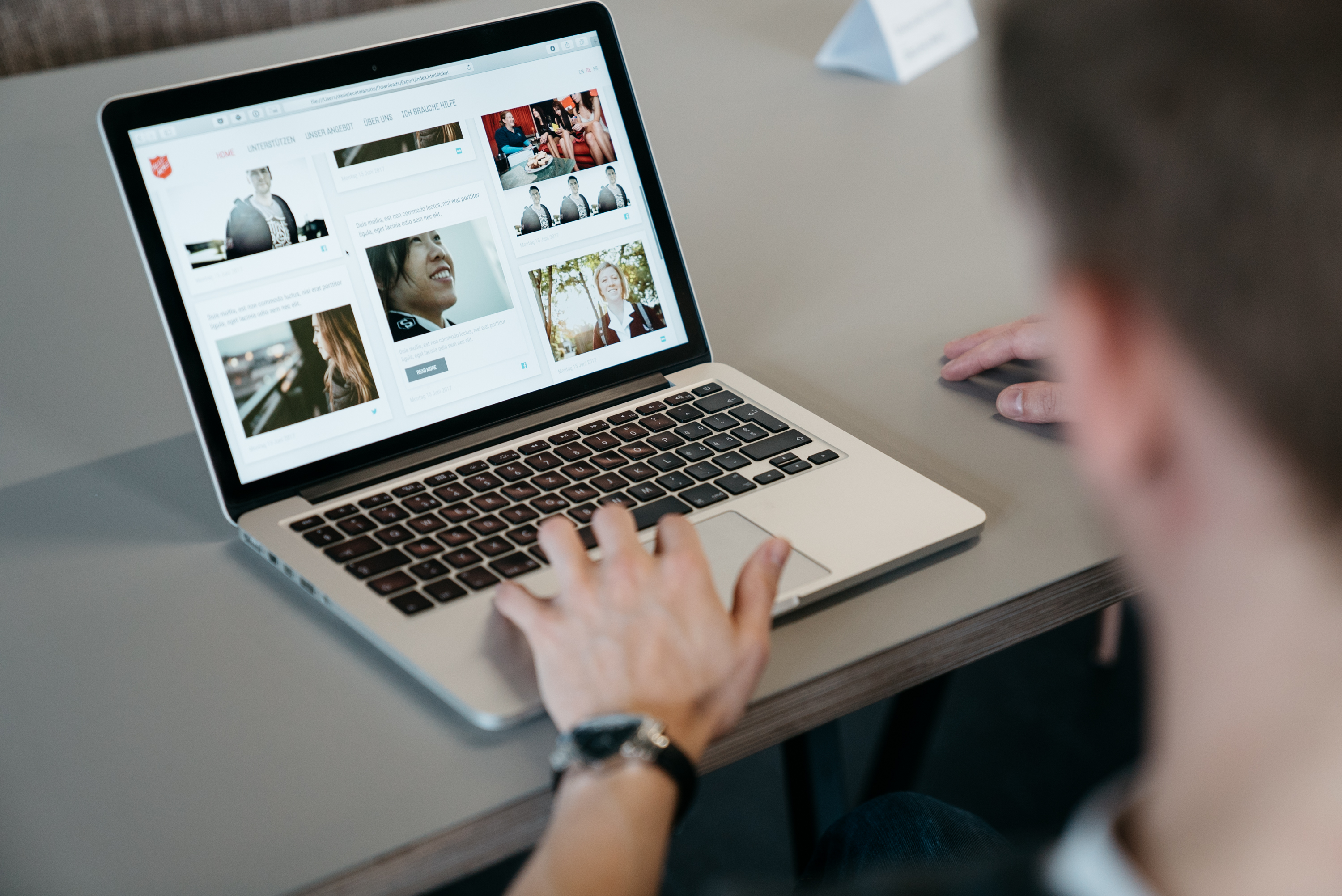 Armée du Salut: un site web basé sur la recherche utilisateur pour une organisation non gouvernementale 4 DSC02174