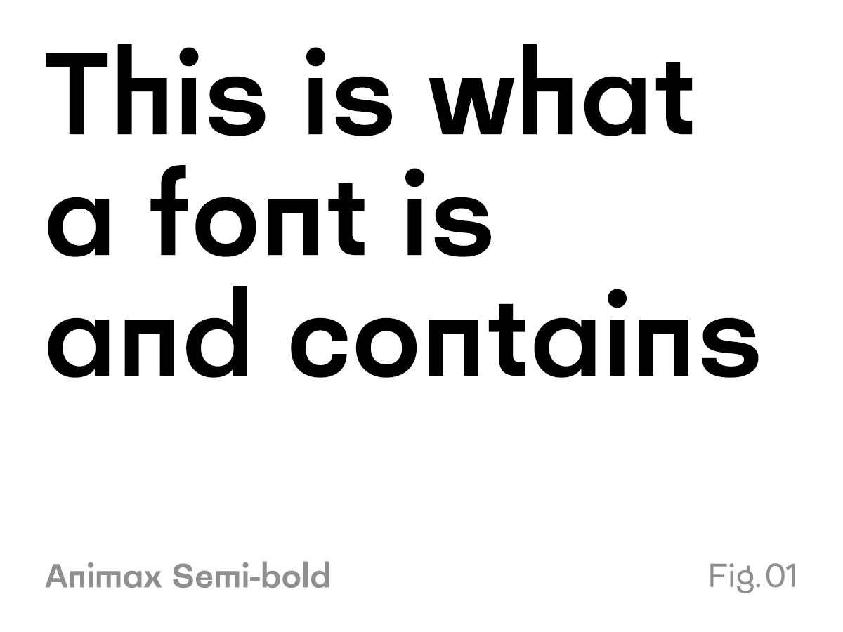 Type Design 3 What's a font in Type Design?