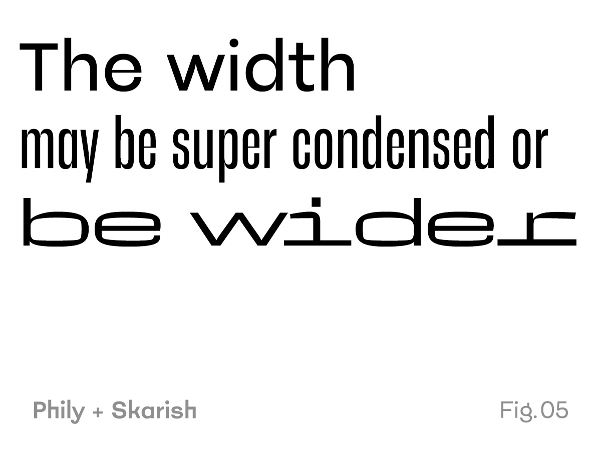 Type Design 7 What's width in Type Design?