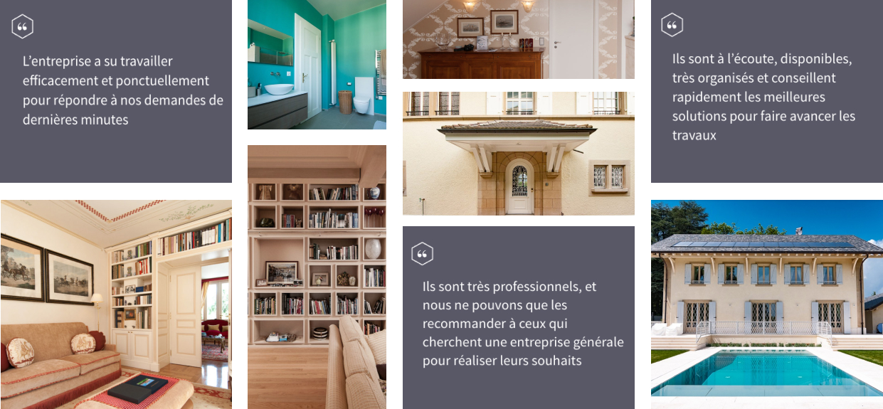 Branding Sprint pour une Entreprise de Travaux Généraux 8 Callegaro Website overview