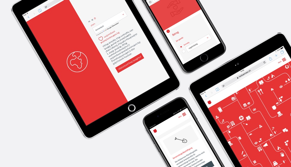 Responsive Webseite Heilsarmee