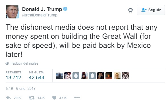 Ce que les marques peuvent apprendre du marketing politique 1 tweet trump wall