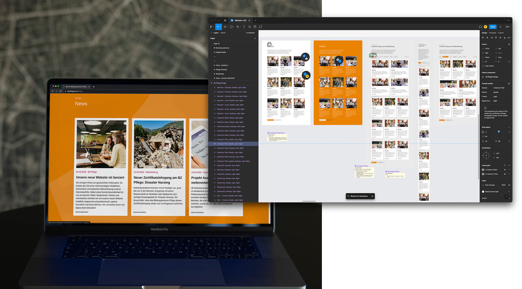 Transformation de l'expérience en ligne pour BZ Pflege 3 CaseStudy BZ Pflege enigma5 1
