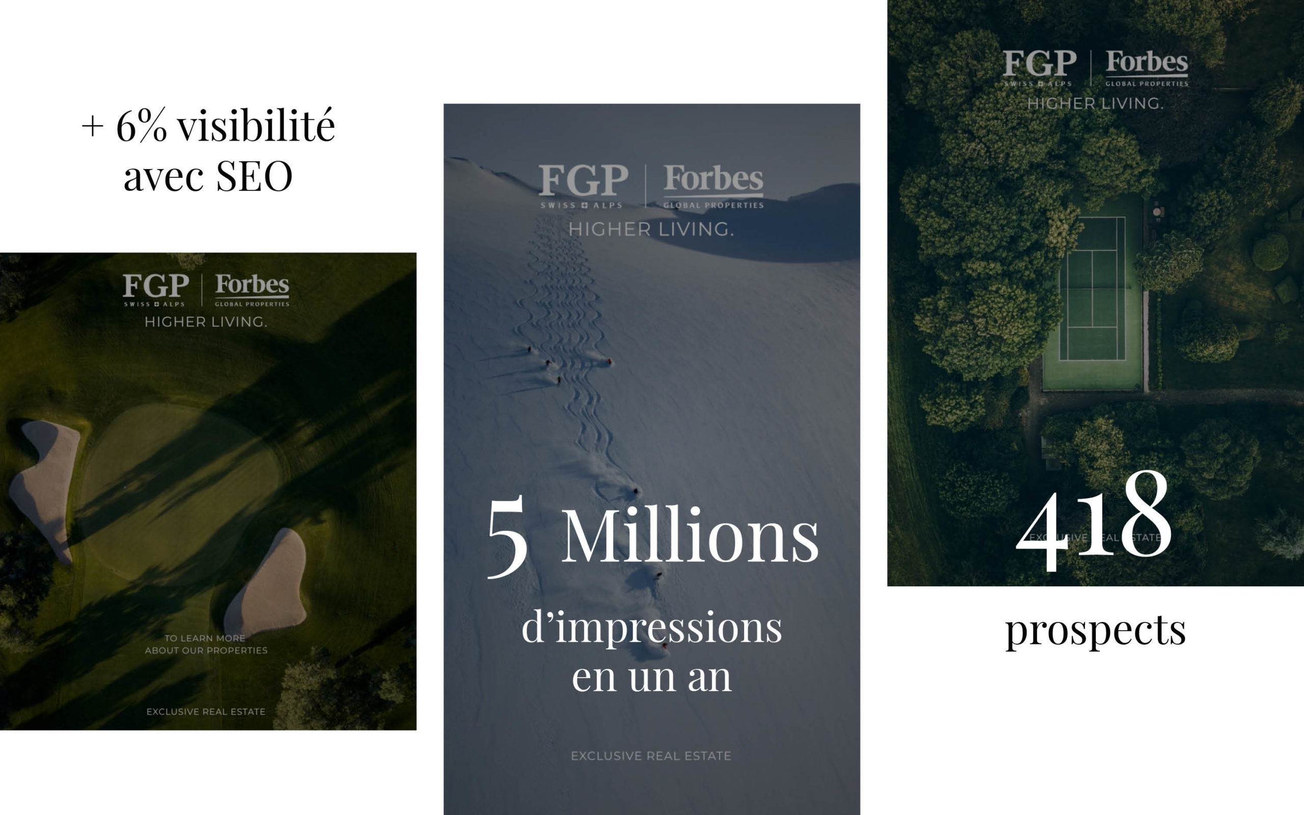 Amener au succès : Une campagne digitale pour l'immobilier de luxe 3 Digital Banner Mockup
